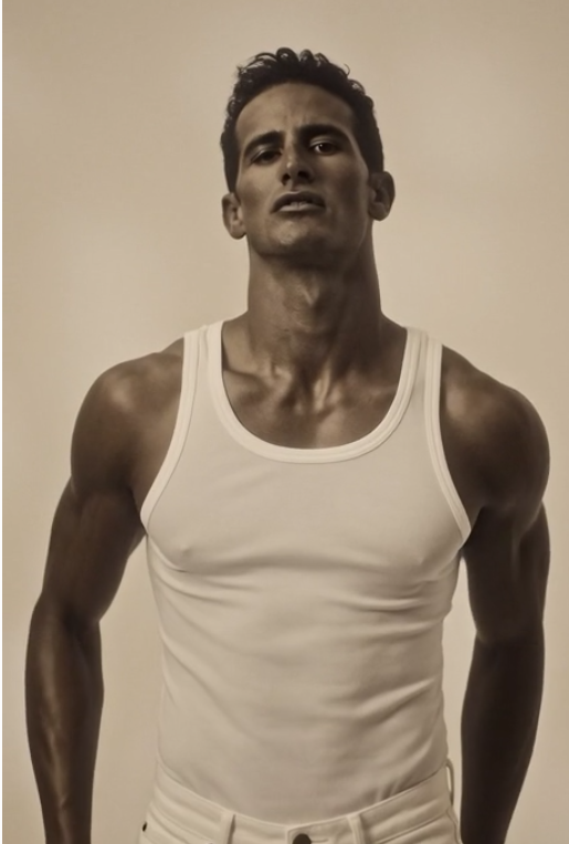 Brett Salisbury during his international modeling career